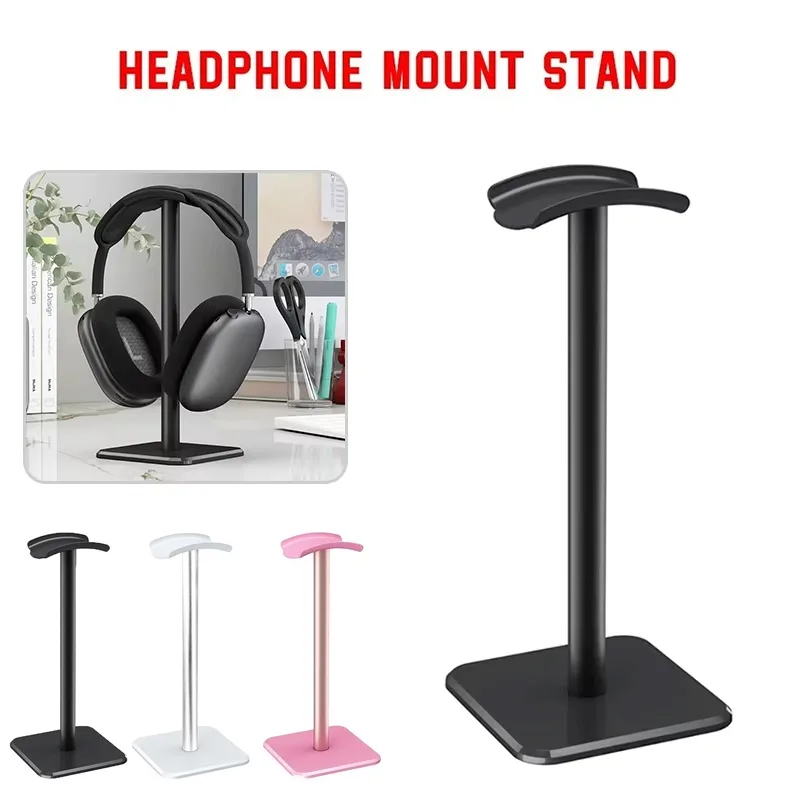 Gaming Accessories For Setup - ユニバーサル多機能ヘッドフォンスタンドプラスチックポータブルヘッドセットホルダーゲーム用イヤホンデスクトップヘッドヘッドフォンブラケット