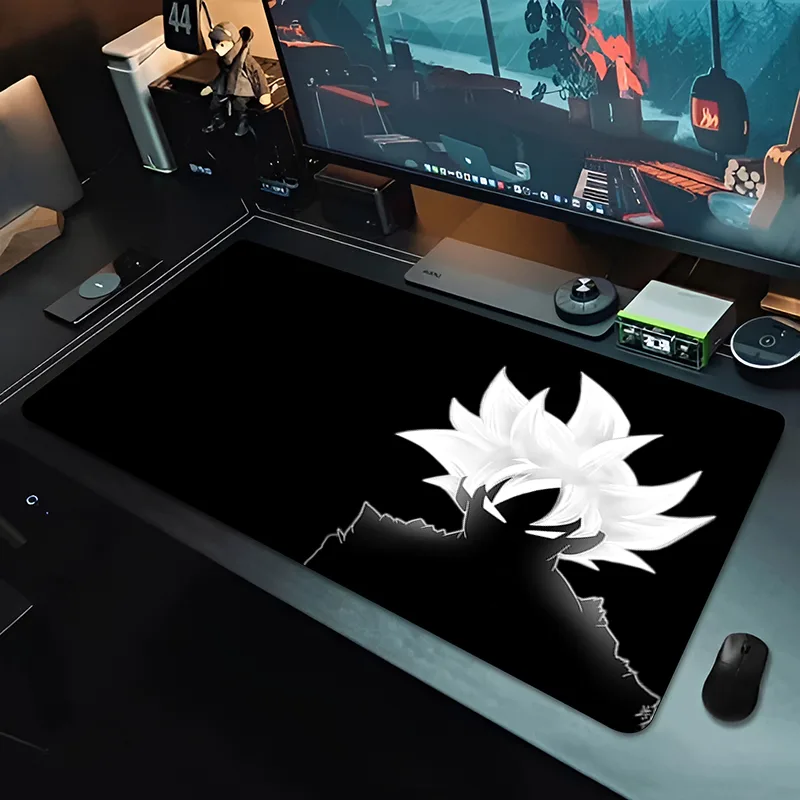 Gaming Accessories For Gaming Setup - DBZ ブラックアニメマウスパッドドラゴンボール大型 PC コンピュータデスクマット抗摩耗ゲーミングマウスパッドキーボードゲーマーアクセサリーテーブルパッド