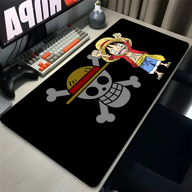 Gaming Accessories Cute - マウスパッドコンピュータラップトップゲーマーキーボードマウスマットアニメワンピースかわいい大型マウスパッド Pc ゲームアクセサリー装飾デスクマット