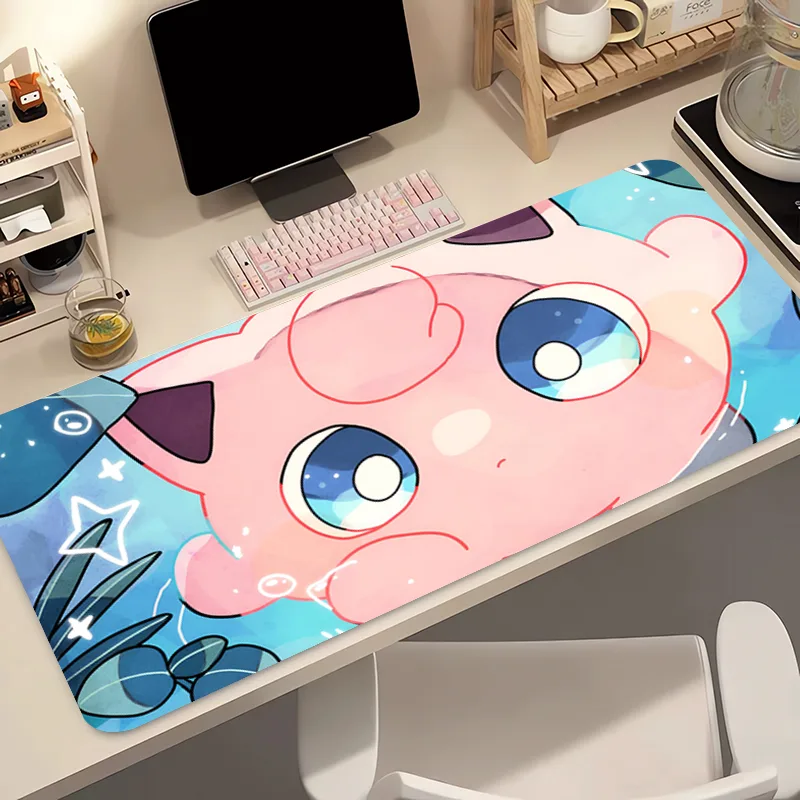 Gaming Accessories For Gaming Setup - アニメマウスパッド 90 × 40 センチメートルポケモンジグリーパフゲームアクセサリーマウスパッド PC