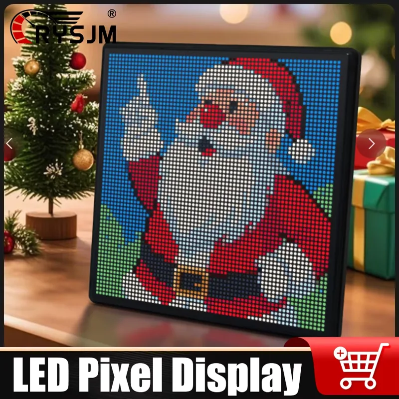 Gaming Accessories Bedroom - RGB LED ピクセルディスプレイパネルランププログラマブルアートライトクリエイティブディスプレイスクリーンナイトライトゲームアニメルーム装飾用