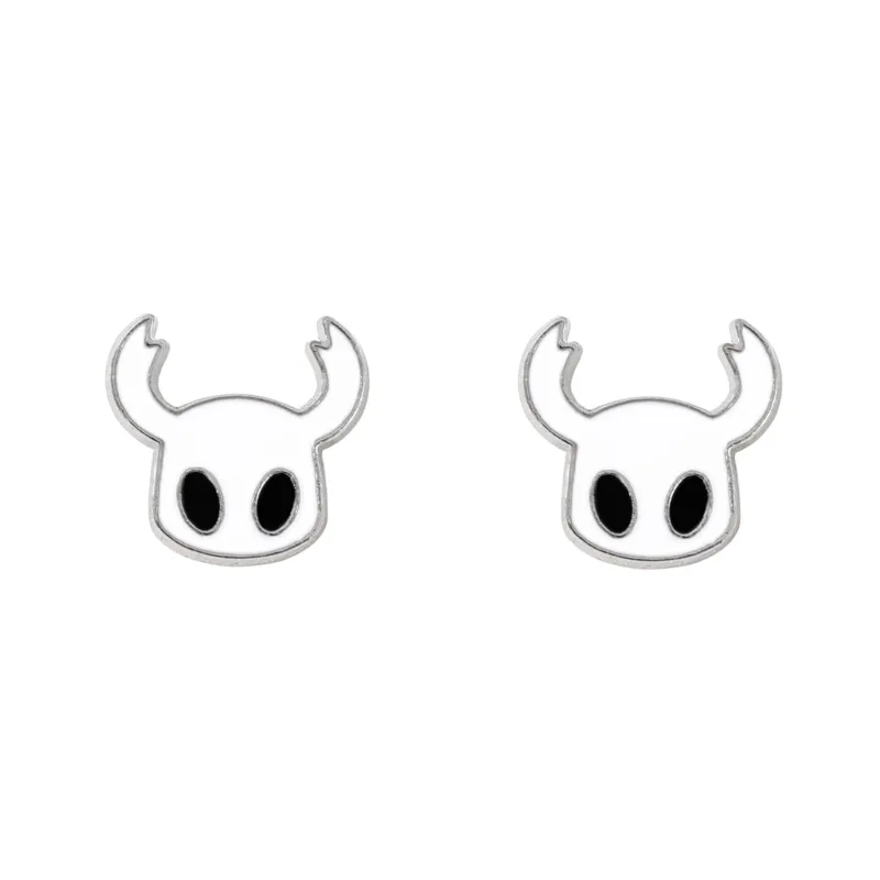 Gaming Accessories Cute - ゲームアクセサリーイヤリング1組 ホロウナイトの主人公イヤースタッド かわいいアクセサリー