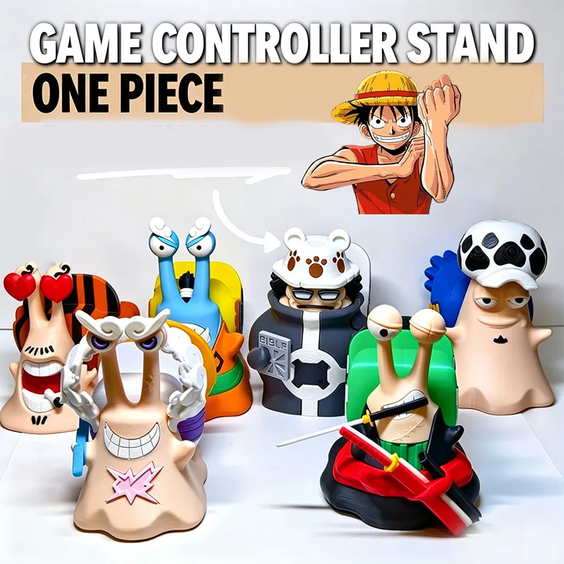 Gaming Accessories Kids - ワンピースゲームパッドホルダー Ps4Ps5Xboxswitch アニメおもちゃ ルフィ ゾロ デンムシ