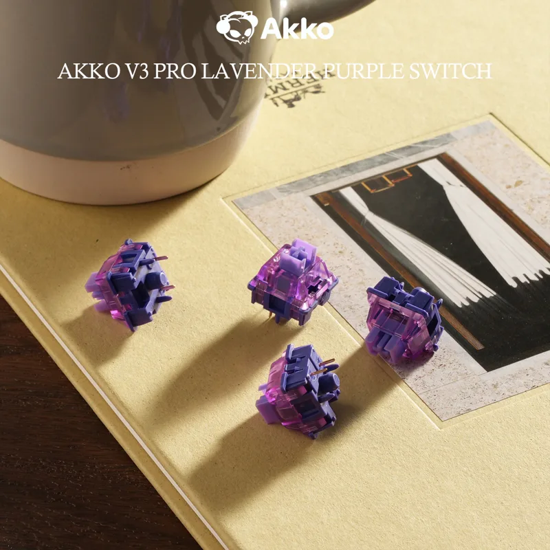 Keyboard Switch Tester - Akko V3 Pro ラベンダーパープルスイッチ 5 ピン