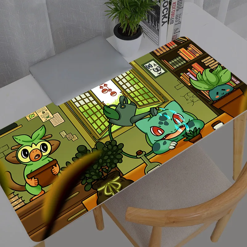 Gaming Accessories For Gaming Setup - マウスパッド大型 PC ポケモンピカチュウ新しいコンピュータゲーマーかわいいゲームアクセサリーマウスパッドキーボードデスクマットカーペットテーブル