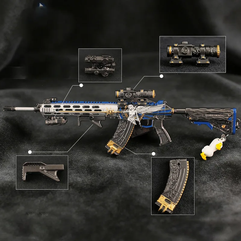 Gaming Accessories Kids - 22cm着脱式おもちゃ銃キーホルダー金属製モデルディスプレイ＆コレクタブルギフトCSゲーム周辺機器アクセサリー子供用おもちゃZG440