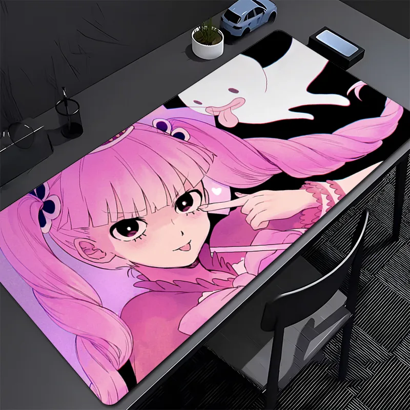 Gaming Accessories For Gaming Setup - ゲーミングマウスパッドワンピースペローナアクセサリーオフィスゲーマーキーボードデスクマットノンスリップラップトップグランドマット大型 PC カーペットマウスパッド