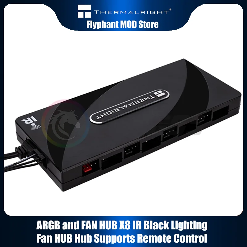 Fan Hub Rgb Controller - Thermalright 1 to 8 4ピンPWM +