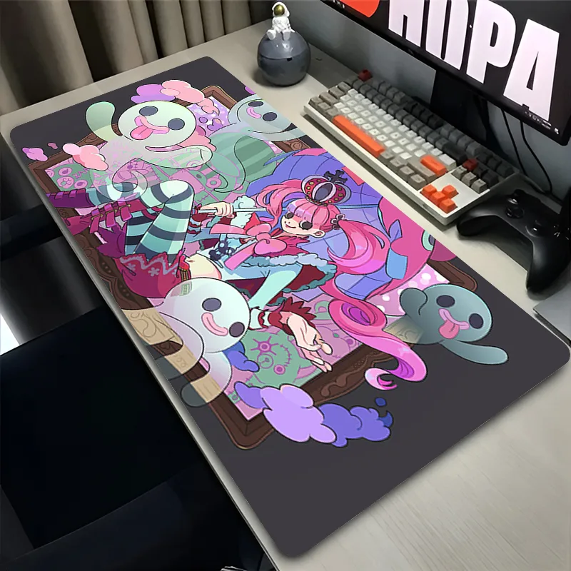Gaming Accessories For Gaming Setup - ワンピースペローナ Z マウスパッドコンピュータゲーマーキーボードパッドロックエッジかわいいゲームアクセサリーアニメ DBZ 大型 e