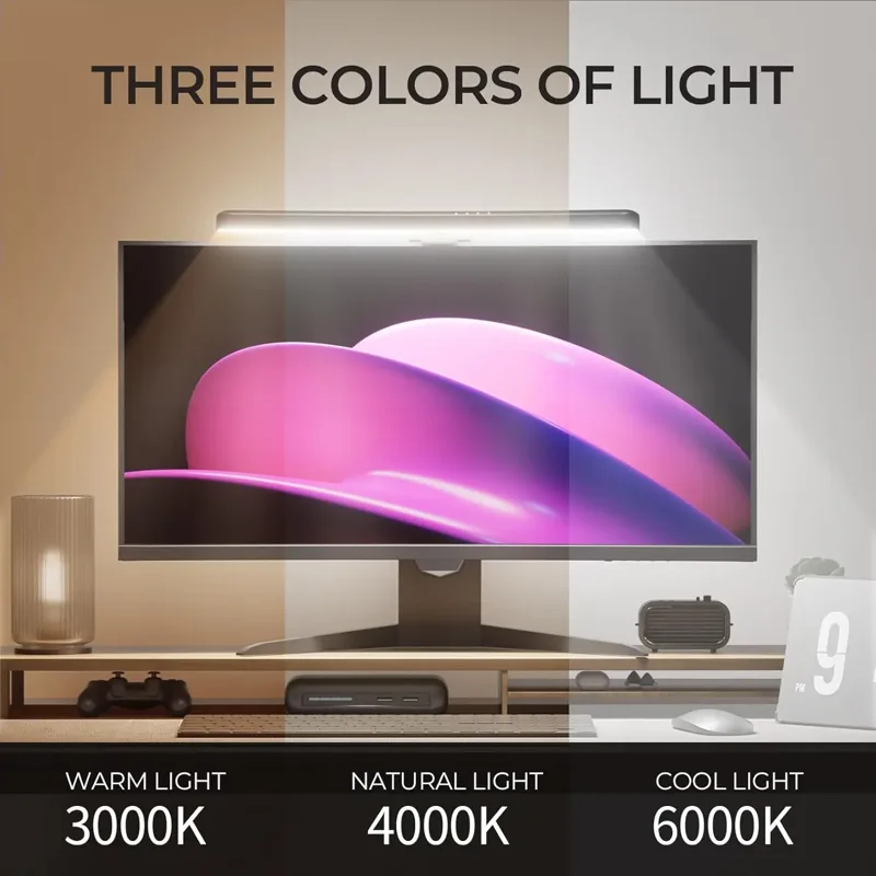 モニターライトバー湾曲したRGBバックライト付きコンピュータ - Gaming Accessories Bedroom のレビューと価格
