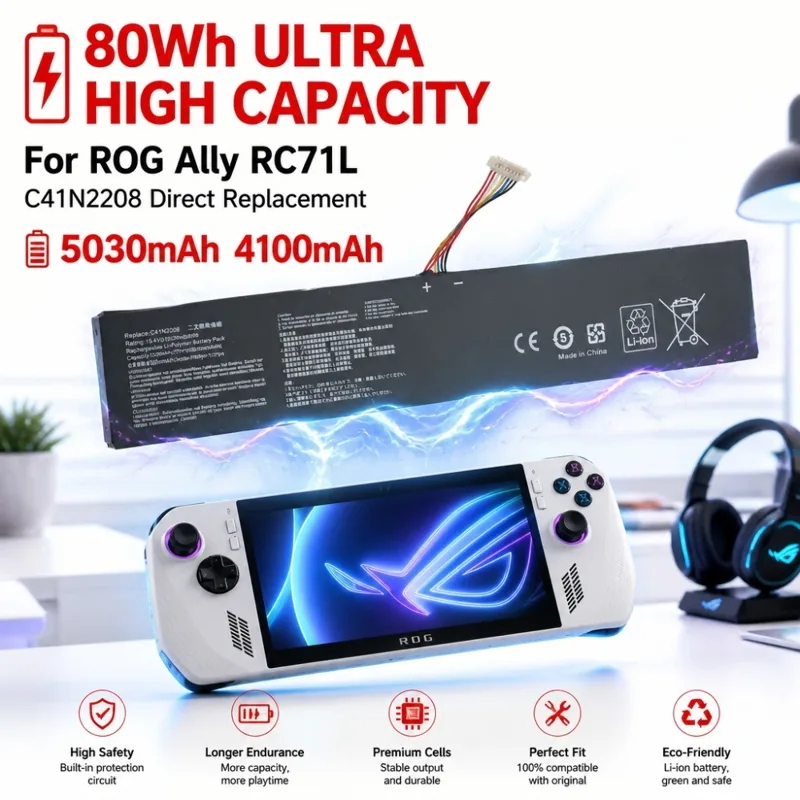 80Wh 5030mAh 4100mAh ASUS ROG  - Gaming Accessories Asus のレビューと価格