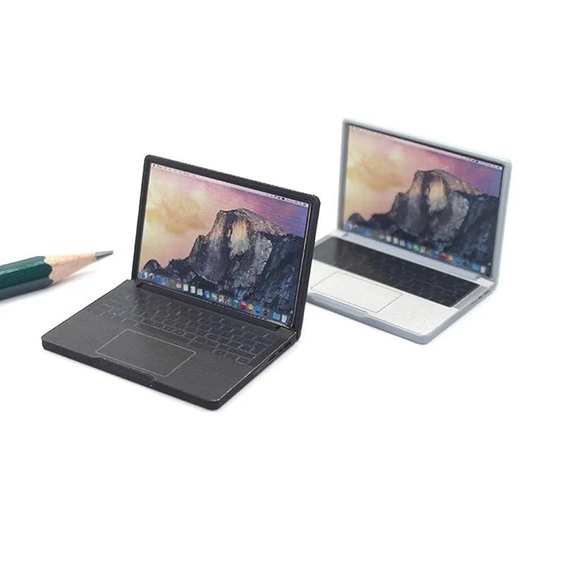 かわいいシミュレーション1:12ミニラップトップコンピュータ - Gaming Accessories Cute のレビューと価格