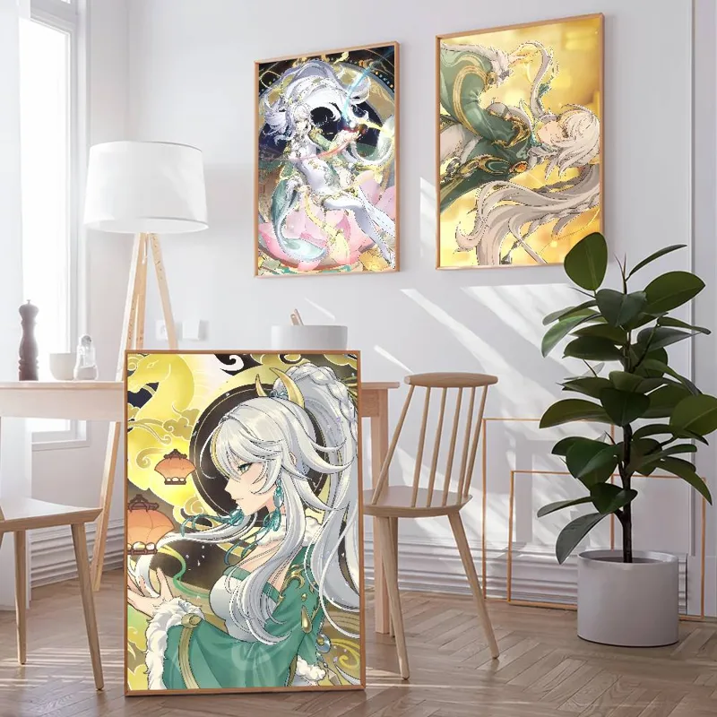 ゲーム Wuthering Waves Zibai ポスター - Gaming Accessories Bedroom のレビューと価格