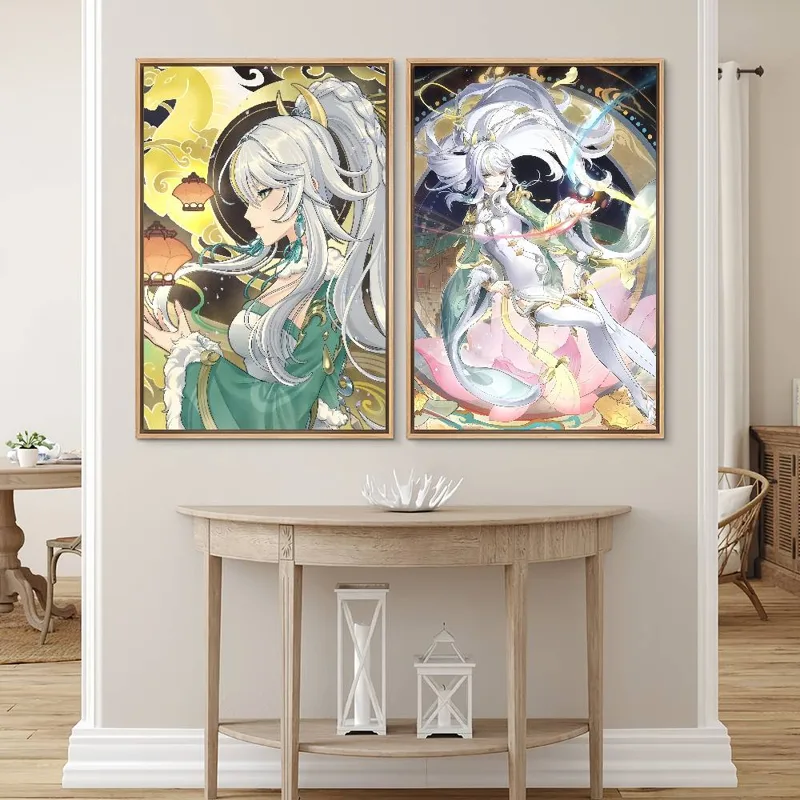 ゲーム Wuthering Waves Zibai ポスター - Gaming Accessories Bedroom のレビューと価格