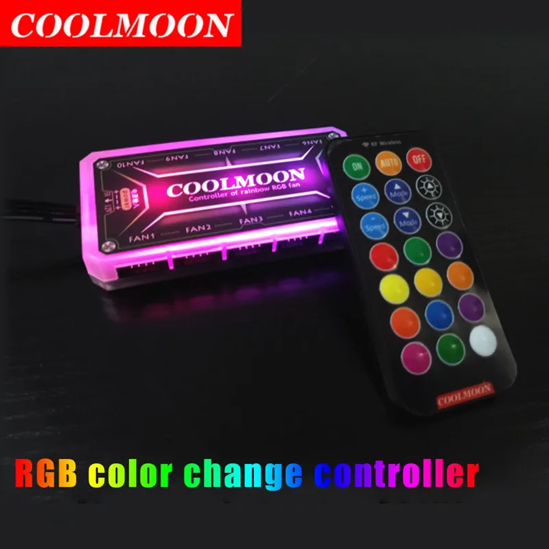 冷却ファンコントローラー,スマートリモコン,PCコンピュータ - Fan Hub Rgb Controller のレビューと価格