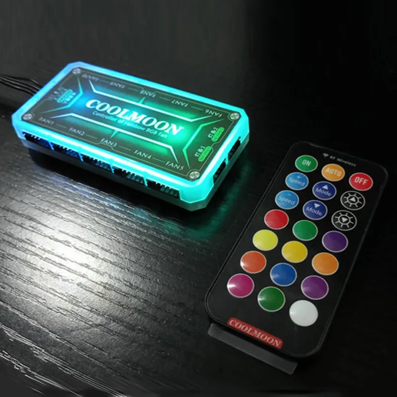冷却ファンコントローラー,スマートリモコン,PCコンピュータ - Fan Hub Rgb Controller のレビューと価格
