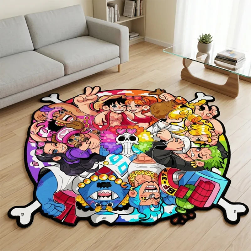 ワンピース ルフィ 麦わら帽子の船員たち アニメ フロアマッ - Gaming Accessories Bedroom のレビューと価格