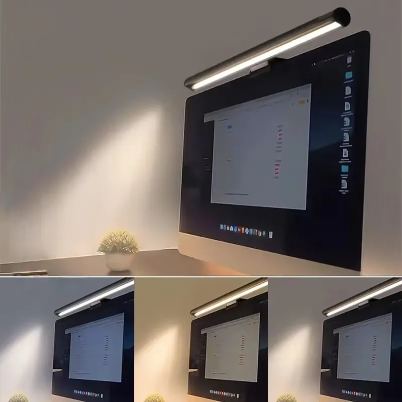 LEDモニターライトハンギングデスクランプ - 無段階調光、 - Gaming Accessories Bedroom のレビューと価格