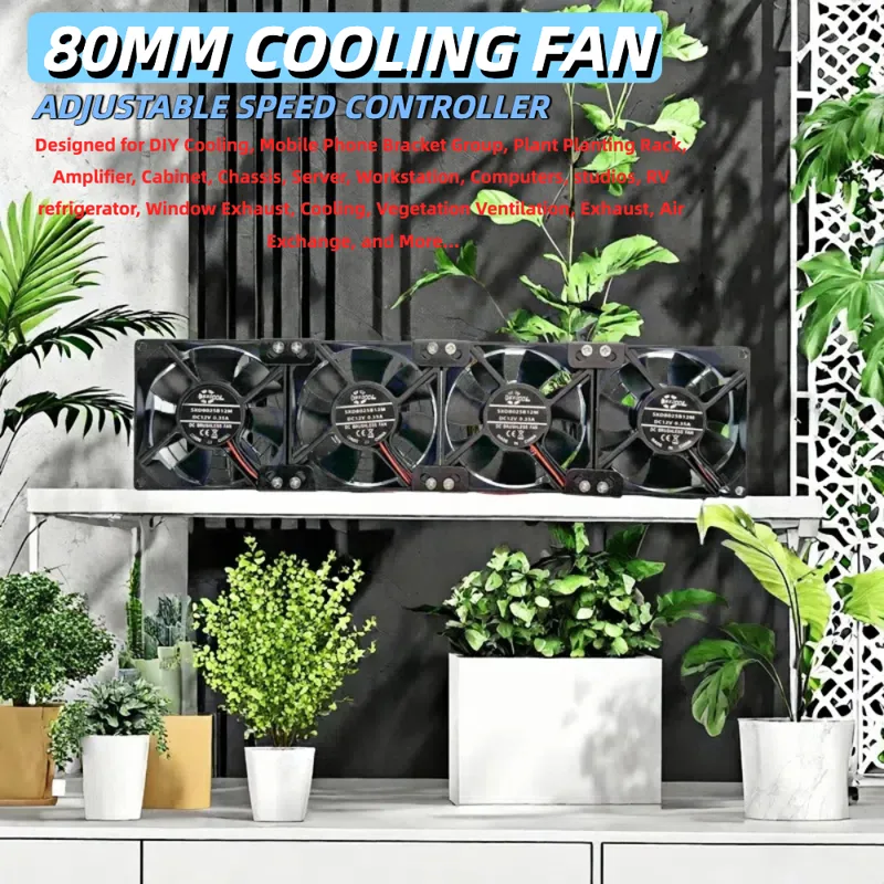 スピードコントローラー付き80mm x 25mm高速冷却ファ - Fan Hub Rgb Controller のレビューと価格