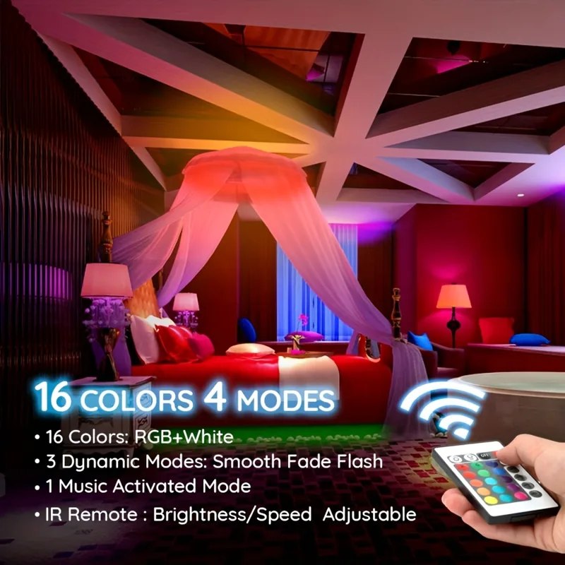 Bluetooth対応スマートRGB LEDストリップライト - Gaming Accessories Bedroom のレビューと価格