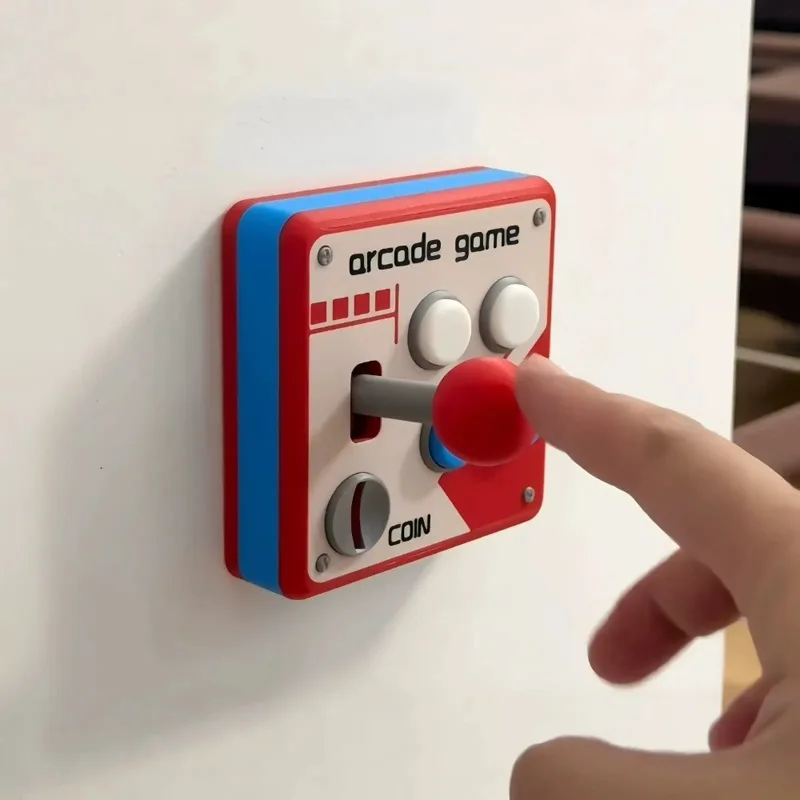 レトロアーケードジョイスティックスイッチプレートカバー、パン - Gaming Accessories Bedroom のレビューと価格