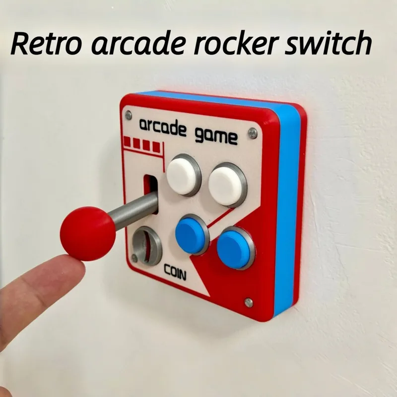 レトロアーケードジョイスティックスイッチプレートカバー、パン - Gaming Accessories Bedroom のレビューと価格