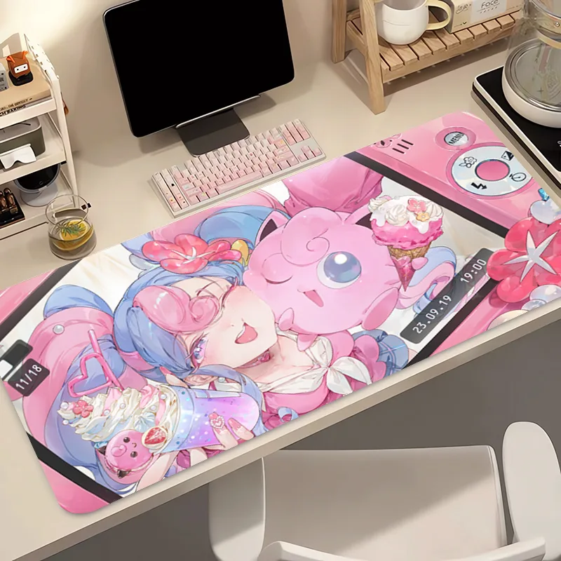 アニメマウスパッド 90 × 40 センチメートルポケモンジ - Gaming Accessories For Gaming Setup のレビューと価格