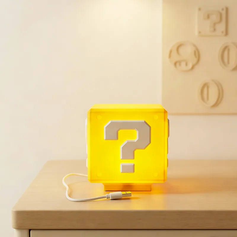 2026年版 クエスチョンブロックランプ サウンドエフェクト - Gaming Accessories Bedroom のレビューと価格