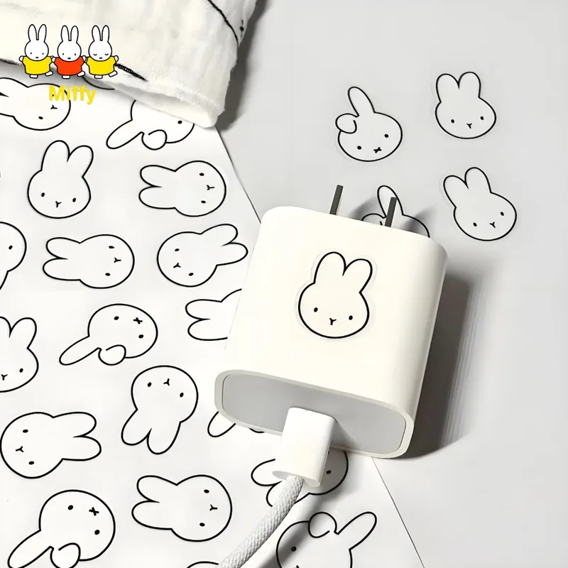 かわいいアニメミッフィーウサギ水カップステッカーかわいい漫画 - Gaming Accessories Cute のレビューと価格