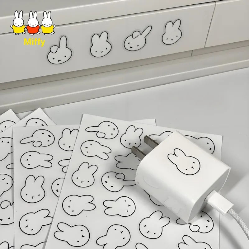 かわいいアニメミッフィーウサギ水カップステッカーかわいい漫画 - Gaming Accessories Cute のレビューと価格