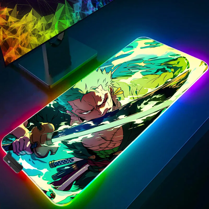 ワンピースゾロマウスパッド RGB ゲームアクセサリー Ga - Gaming Accessories For Gaming Setup のレビューと価格