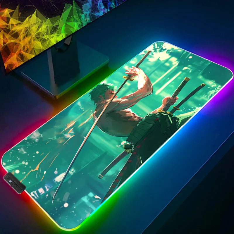 ワンピースゾロマウスパッド RGB ゲームアクセサリー Ga - Gaming Accessories For Gaming Setup のレビューと価格