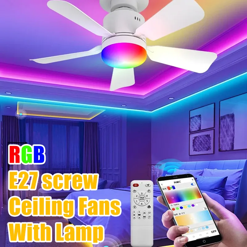 RGB LED シーリングファンランプ E27 調光可能なサ - Fan Hub Rgb Controller のレビューと価格