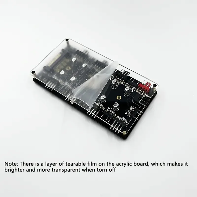 8ポートARGB PWMファンハブ、5V 3ピンARGBコン - Fan Hub Rgb Controller のレビューと価格
