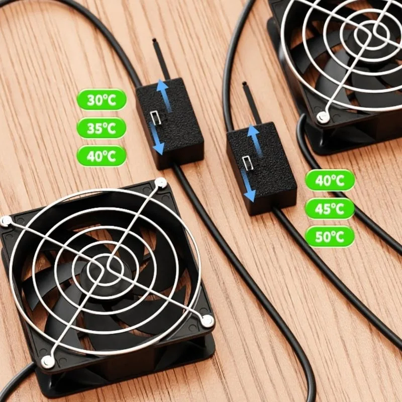 3速温度制御83cfの8cm USB冷却ファン調整可能なサー - Fan Hub Rgb Controller のレビューと価格