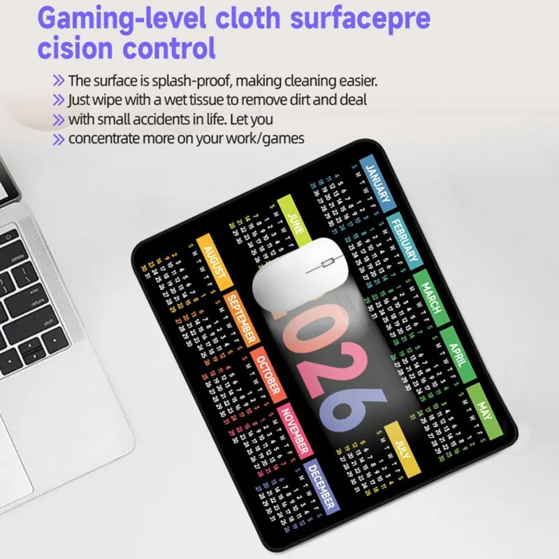 2026 カレンダー マウスパッド 防水 ホーム オフィス  - Gaming Accessories For Gaming Desk のレビューと価格