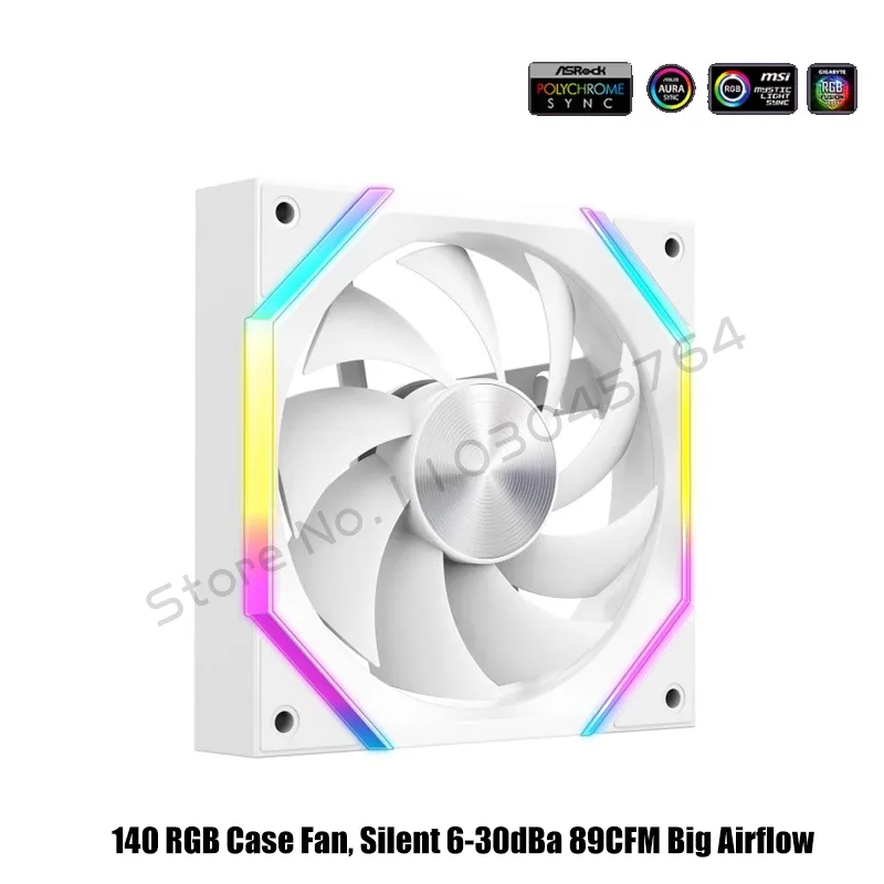 140 ケースファン ARGB、サイレント 6-30dBa  - Gaming Accessories For Setup のレビューと価格