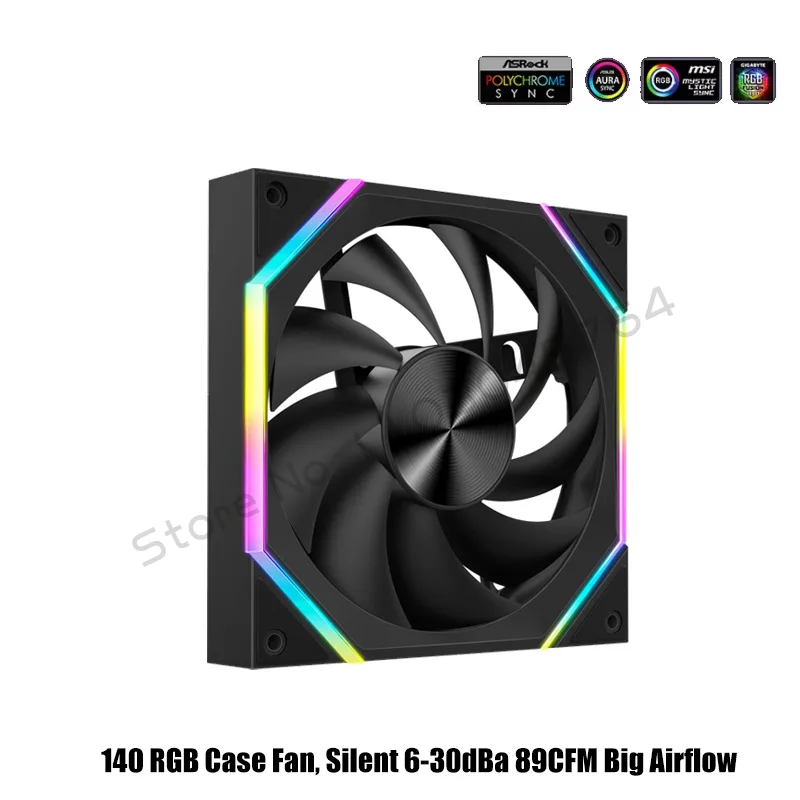 140 ケースファン ARGB、サイレント 6-30dBa  - Gaming Accessories For Setup のレビューと価格