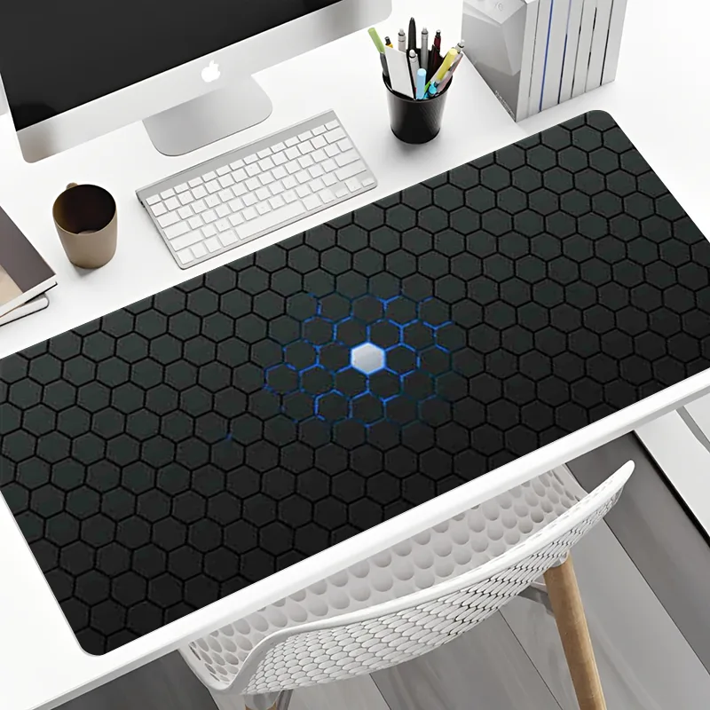 六角大型ゲーミングマウスパッド長方形 XXL 900 × 4 - Gaming Accessories For Gaming Desk のレビューと価格