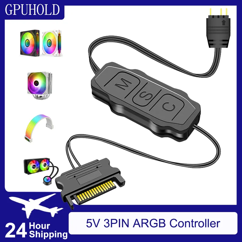GPUHOLD SATA インターフェース 5V 3PIN  - Fan Hub Rgb Controller のレビューと価格