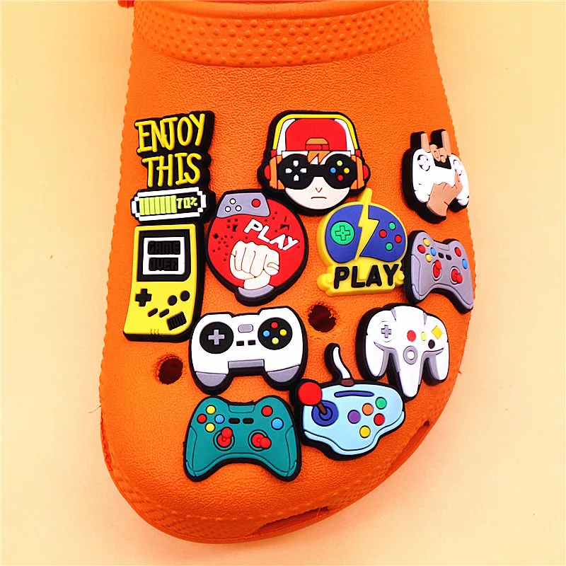 ゲーム愛好家のためのPVCシューズチャーム,ゲーム愛好家のた - Gaming Accessories Kids のレビューと価格