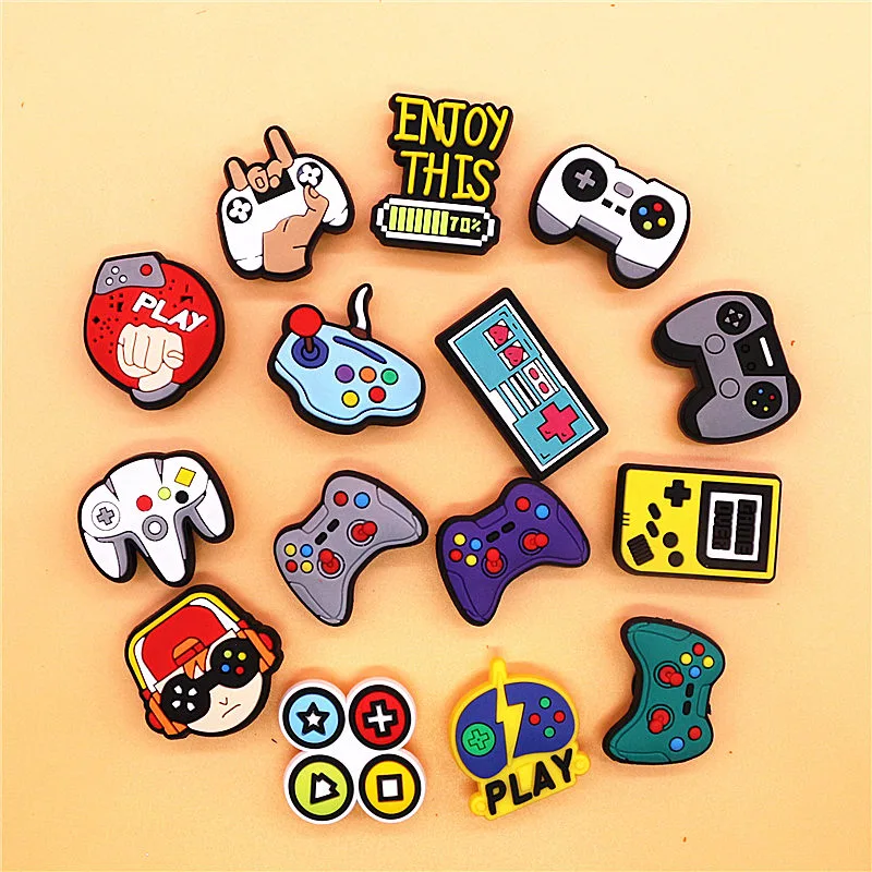 ゲーム愛好家のためのPVCシューズチャーム,ゲーム愛好家のた - Gaming Accessories Kids のレビューと価格