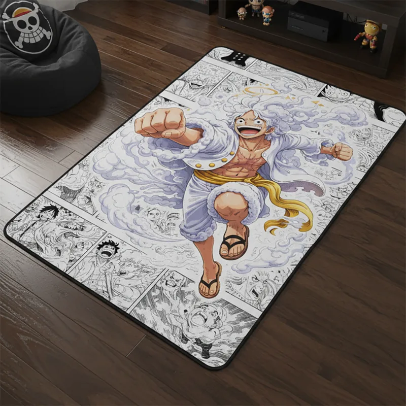 アニメワンピース漫画ルフィギア5ラグフロアラグ子供部屋ゲーム - Gaming Accessories Kids のレビューと価格