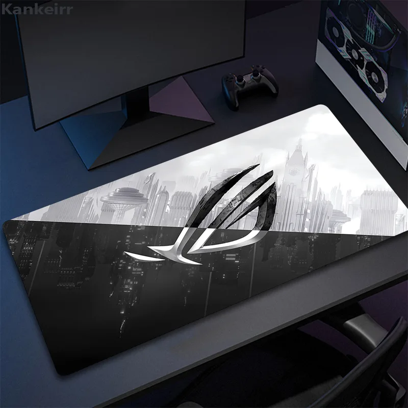 Asus Rog 黒マウスパッドアニメマウスマットゲームコン - Gaming Accessories Asus のレビューと価格