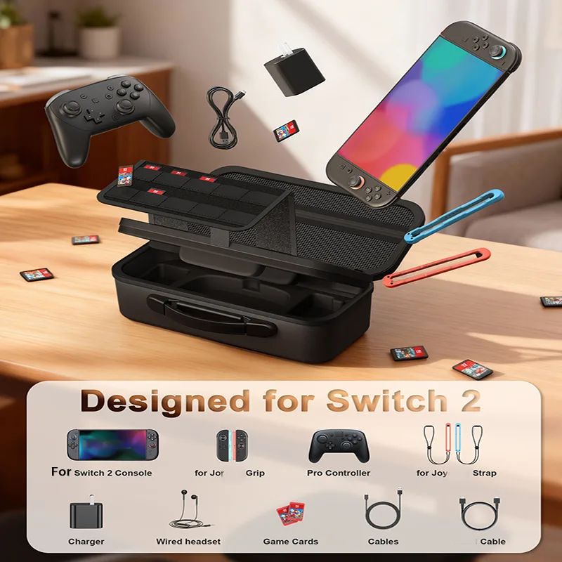 Switch 2 ゲーム機収納ボックス保護ボックスに最適、プ - Gaming Accessories Store のレビューと価格