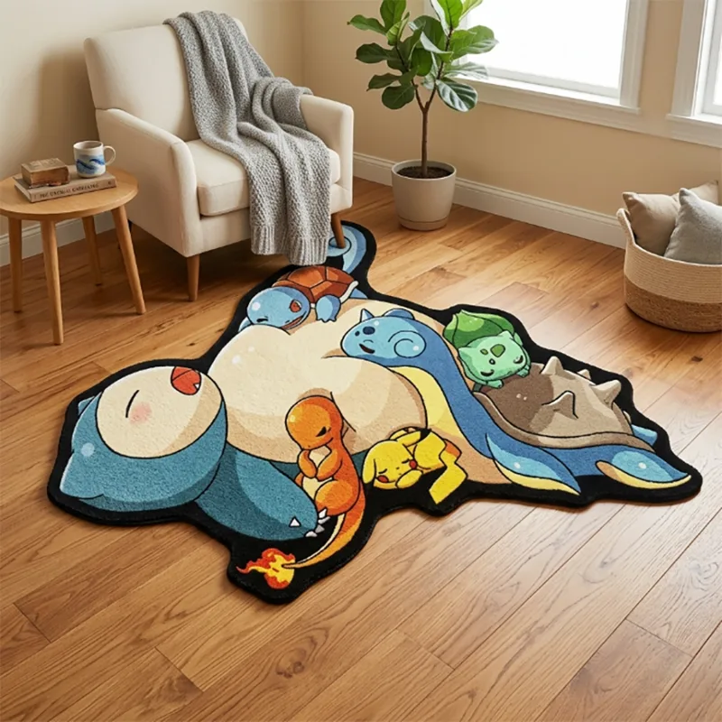 かわいいポケモンフロアマット スノーラックス＆スターターバデ - Gaming Accessories Cute のレビューと価格
