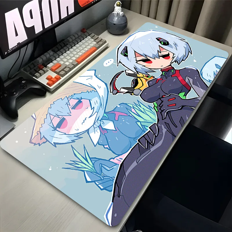 マウスパッド XXL 大型かわいいアニメガール綾波レイマウス - Gaming Accessories For Gaming Setup のレビューと価格