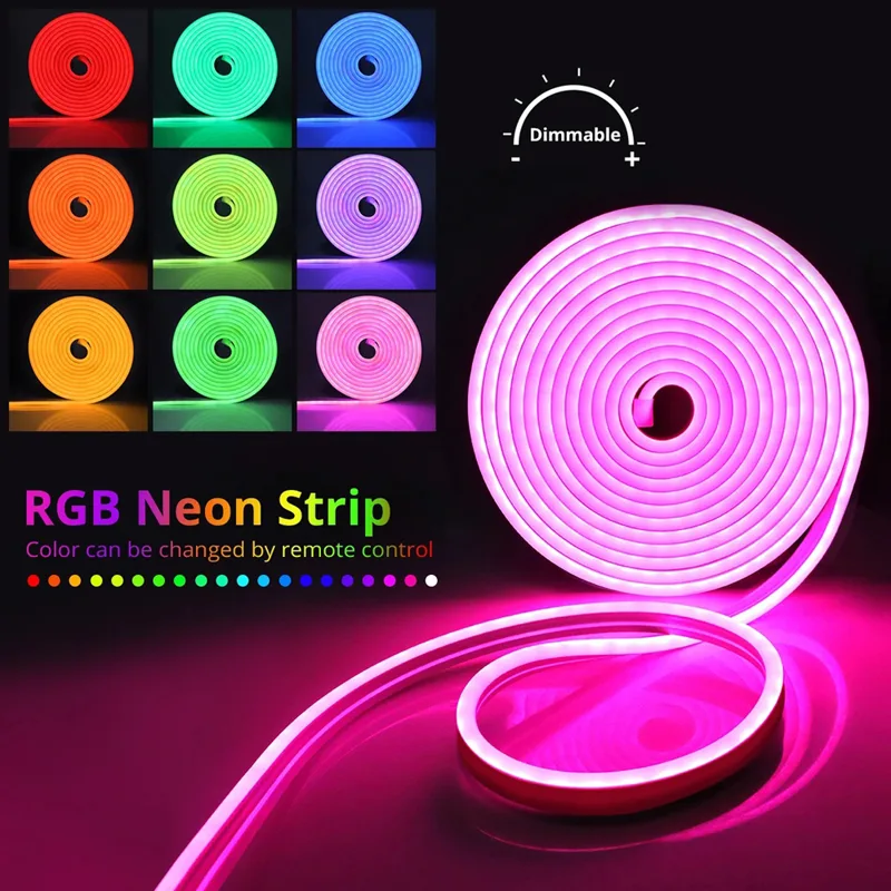 RGB Led ストリップライト USB 5V 防水ネオン  - Gaming Accessories Bedroom のレビューと価格