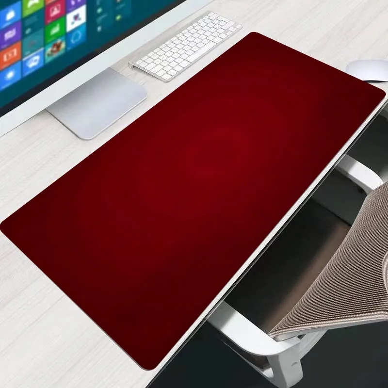 赤いマウスパッドオフィス拡張デスクマット 90 × 40 セ - Gaming Accessories For Gaming Desk のレビューと価格