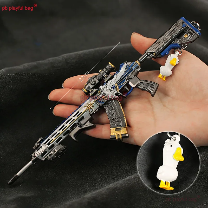 22cm着脱式おもちゃ銃キーホルダー金属製モデルディスプレイ - Gaming Accessories Kids のレビューと価格